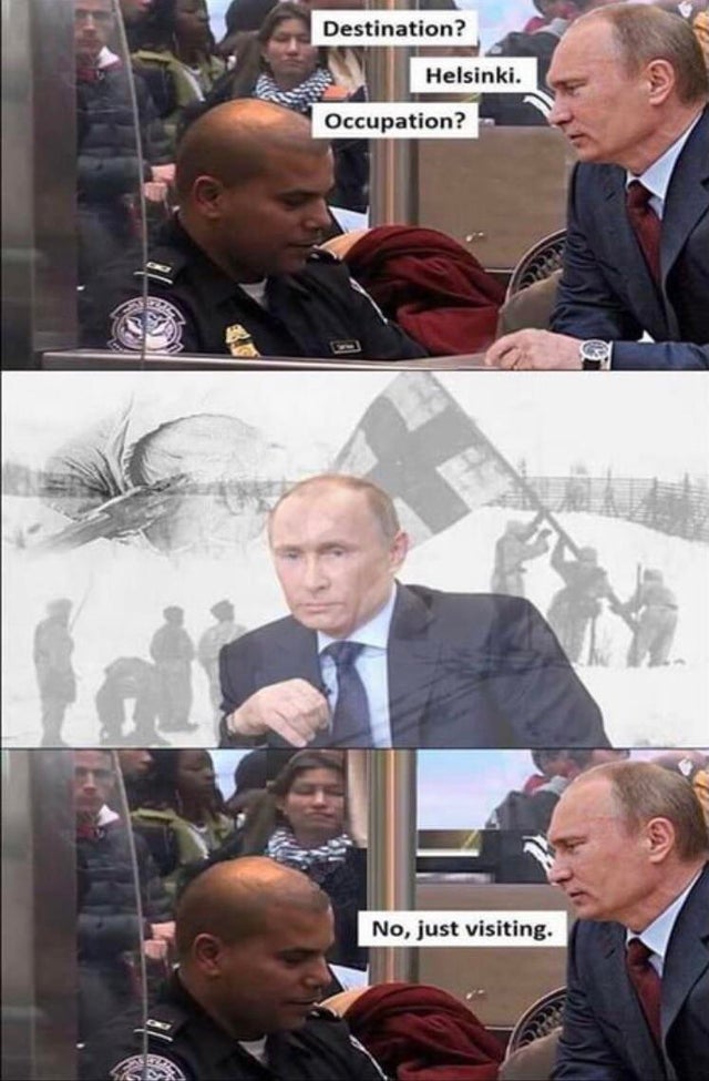 Putin remembering the Winter World